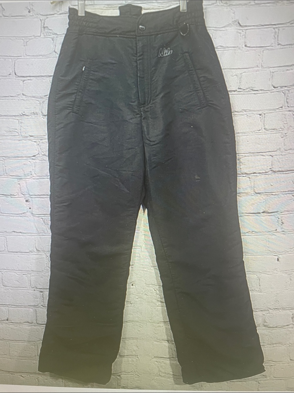Men's Black Insulated Snow Pants - Unknown Brand